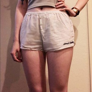 aerie Intimates & Sleepwear - White striped sleep shorts by aerie. aerie Intimates & Sleepwear - White striped sleep shorts by aerie.